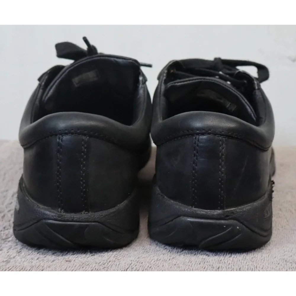 KEEN Austin Mens Black Leather Oxford Shoes Size 11.5‎ US